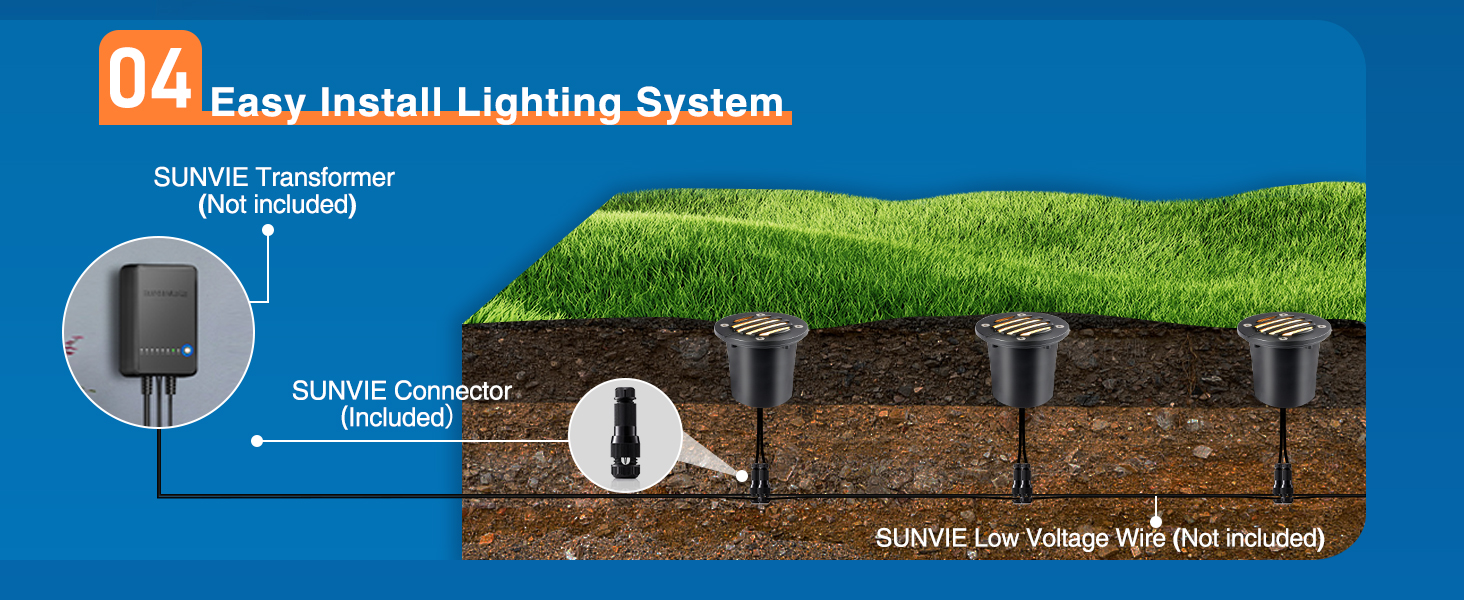 well lights landscape led in ground