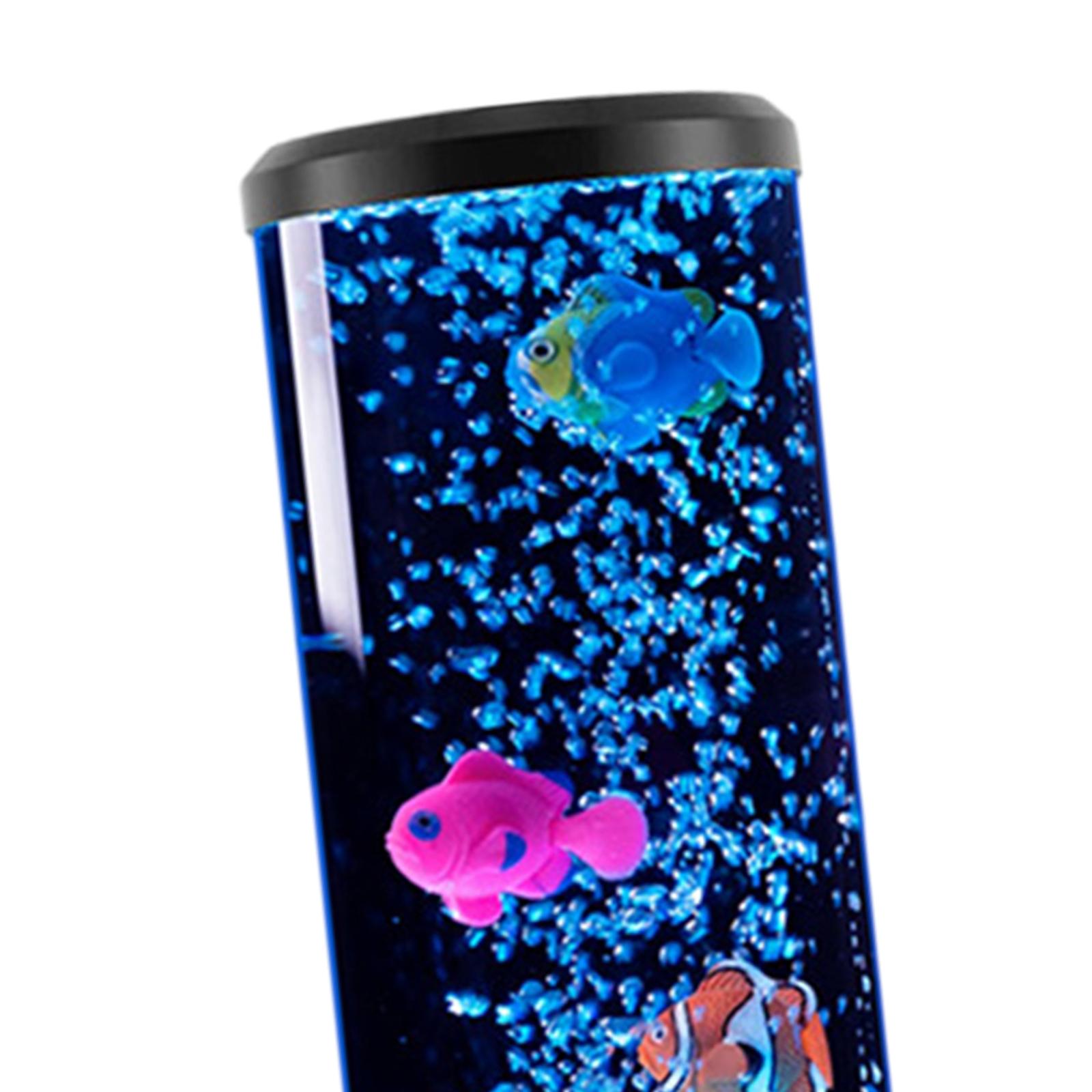LED Bubble Fish Lamp Children's Gift, Mood Lamp for Desk Home Office Bedroom