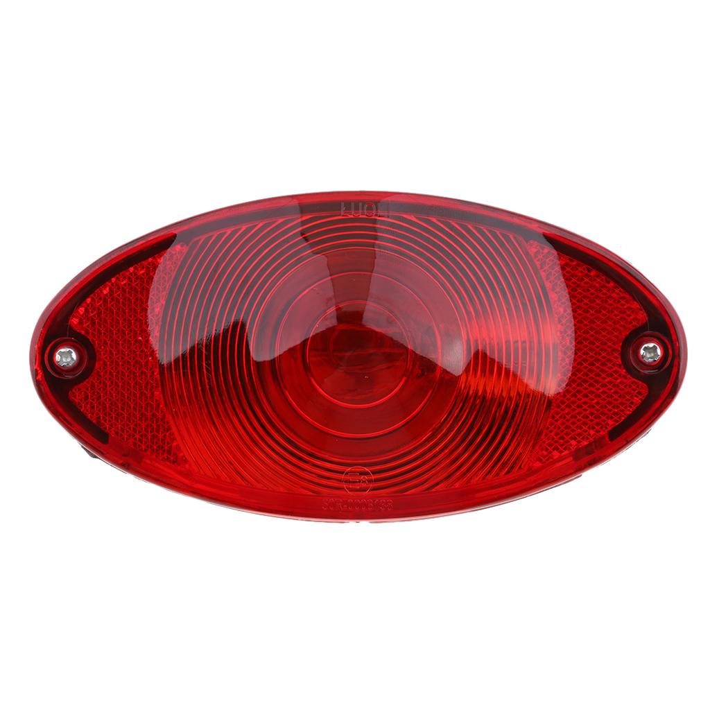 Motorcycle Rear Brake Light LED License Plate Lamp Universal Waterproof Tail Light for Bicycle ATV Chopper and Cafe Racer Motorcycle Rear Brake Light LED License Plate Lamp Universal Waterproof Tail Light for Bicycle ATV Chopper and Cafe Racer