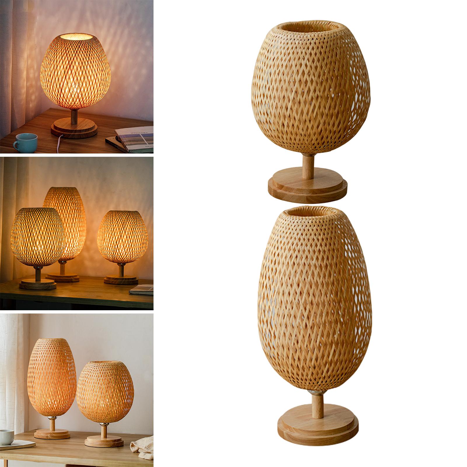 Stylish Japanese Bamboo Lantern Table Lamp Bedside Night Light for Living Room Modern Home Decoration Stylish Japanese Bamboo Lantern Table Lamp Bedside Night Light for Living Room Modern Home Decoration
